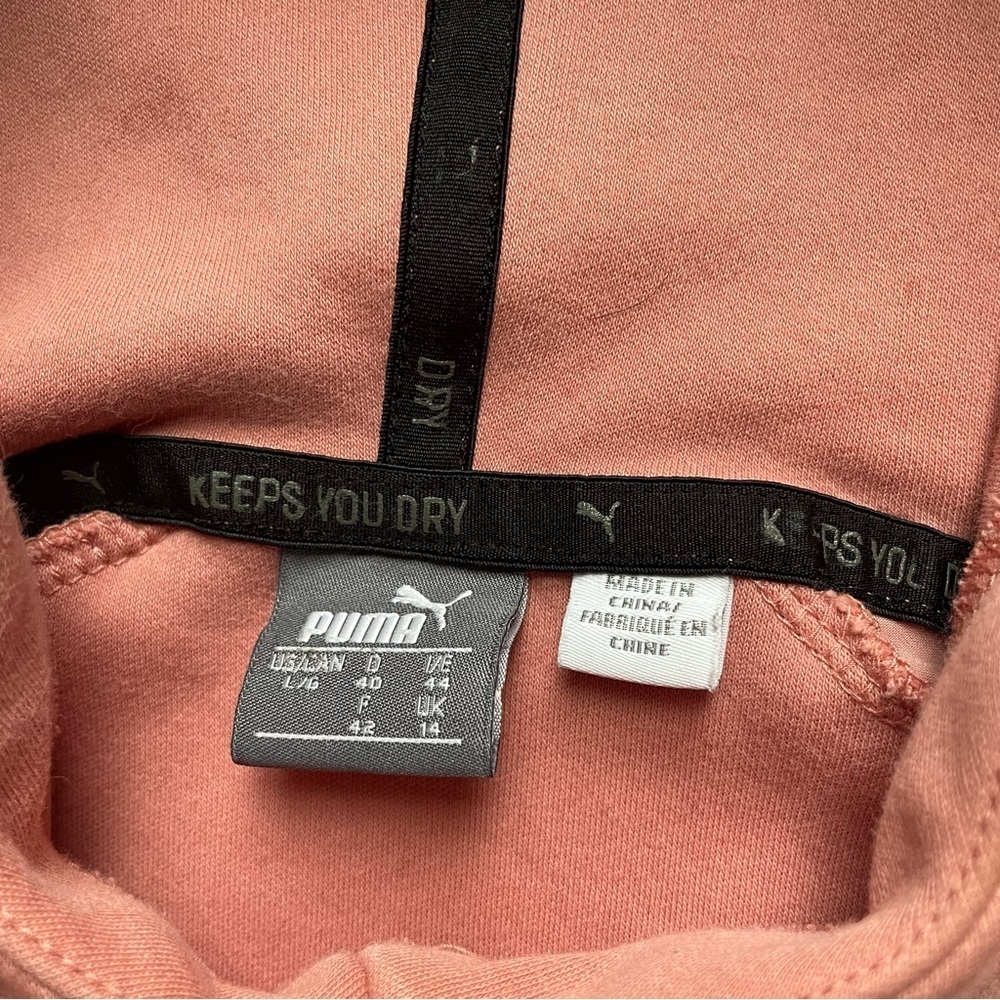 Pink Puma evostriped hoodie size Large - Picture 6 of 6